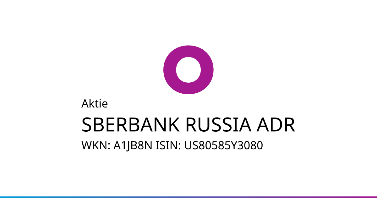 SBERBANK RUSSIA ADR Aktie (A1JB8N | US80585Y3080) • onvista